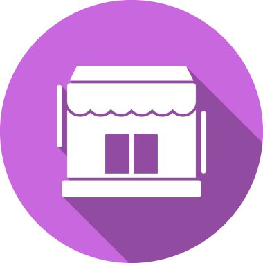 Dükkan. Web simgesi basit illüstrasyon