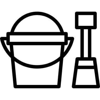 kova temizleme simgesi