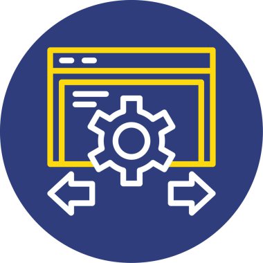 Geliştirme için ağ simgesi