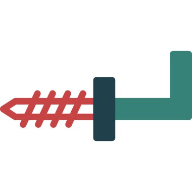 Spor salonu ikonu düz stil