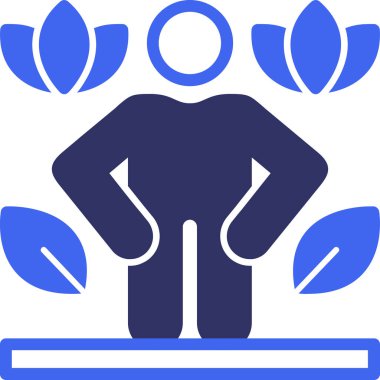 Bir adamın vektör illüstrasyonu