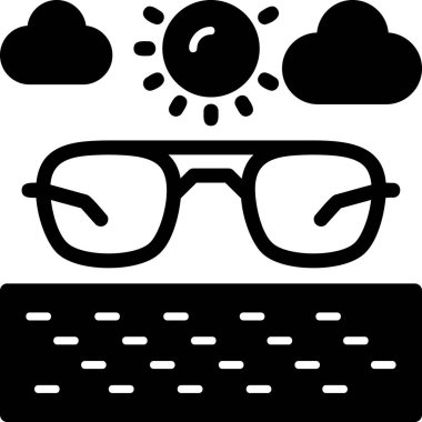 Kişisel bilgisayarın güneşli vektör simgesi