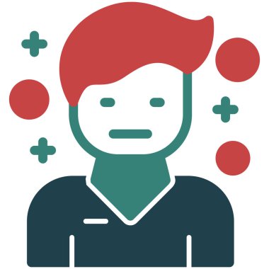 Doktor düz vektör simgesi