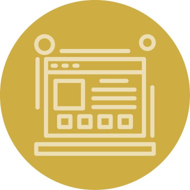 Seo simgesinin vektör illüstrasyonu, pazarlama kavramı