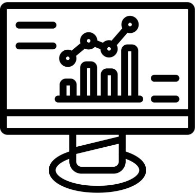 veri tablosu ikon vektör illüstrasyonu