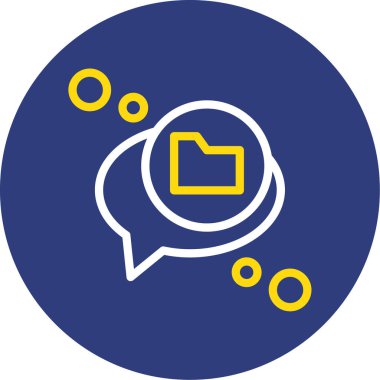 ileti ikonu vektör illüstrasyonu