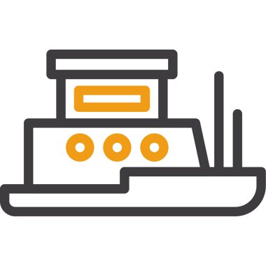 taşınabilir ve web için sunucu vektör simgesi düzenlenebilir çizgi.