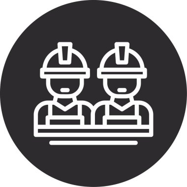 Yapı vektörü ince çizgi simgesi