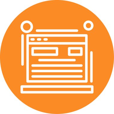 seo modern simgesinin vektör illüstrasyonu