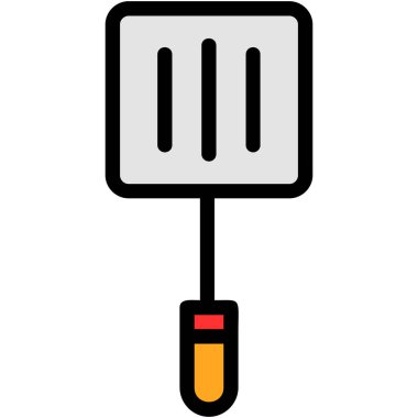 bbq bbq ızgara simgesi taslak biçimi