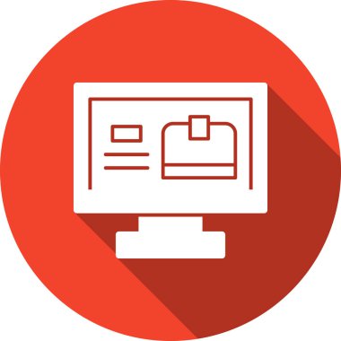 bilgisayar simgesi vektör illüstrasyonu