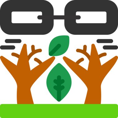 Kahve Fasulyesi simgesi, vektör illüstrasyonu