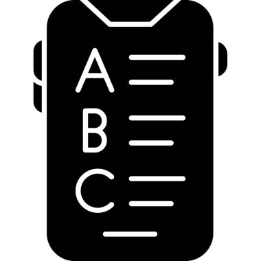 Pano. Web simgesi basit illüstrasyon