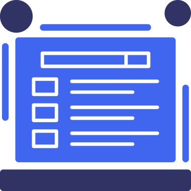 Kitap. Web simgesi basit illüstrasyon