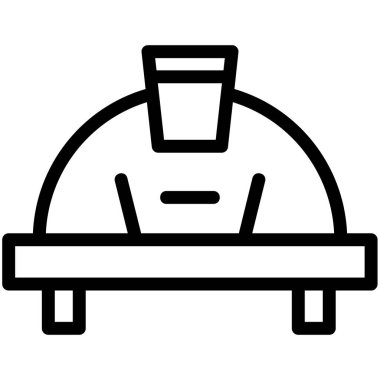 yiyecek simgesi, vektör illüstrasyonu