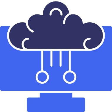 bulut bilgi işlem sunucusu simgesi
