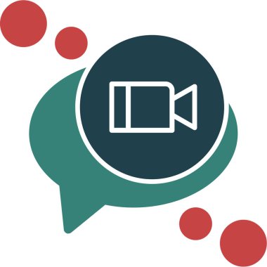 Görüntülü konuşma. Web simgesi