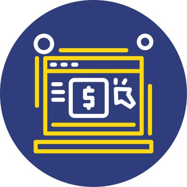 dizüstü bilgisayar web simgesi basit vektör illüstrasyonu