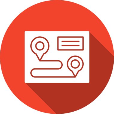 vector illustration of location pin icon