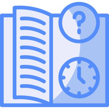 Dolu takvim zaman çizelgesi simgesi - taslak biçimi