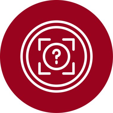 Bir kamera simgesinin vektör illüstrasyonu