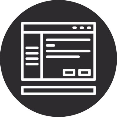 seo modern simgesinin vektör illüstrasyonu