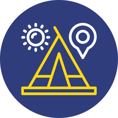 Yol işareti simgesi. vektör illüstrasyonu