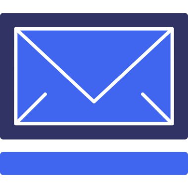 zarf simgesi vektör illüstrasyonu