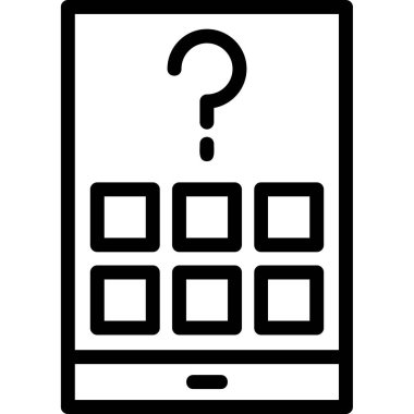 akıllı telefon simgesi vektör illüstrasyonu