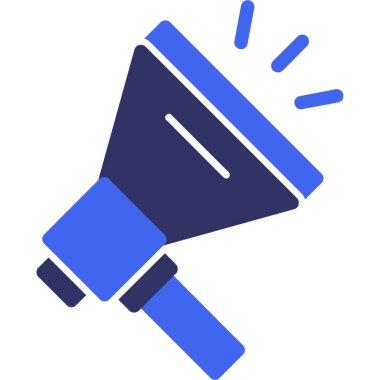 Megafon. Web simgesi basit tasarım