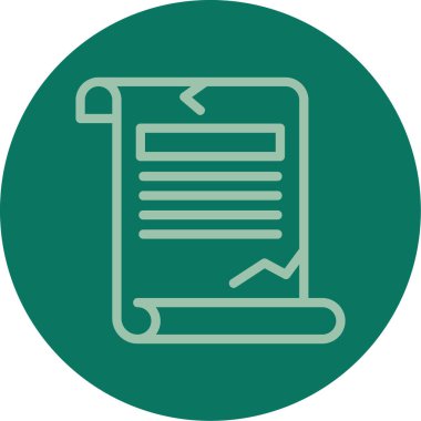 Belge simgesinin vektör illüstrasyonu