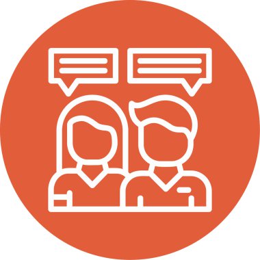 İnsan simgesinin vektör illüstrasyonu