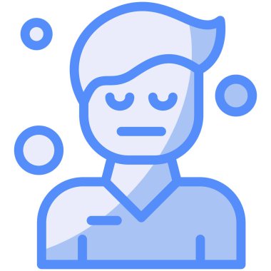 Man avatar simgesi, vektör illüstrasyon tasarımı