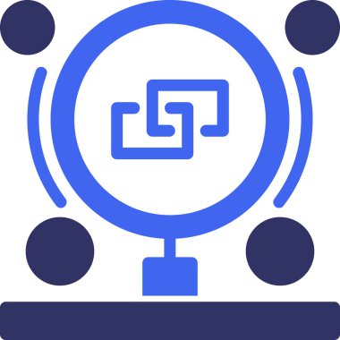 Hedef. Web simgesi basit illüstrasyon