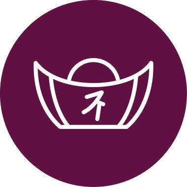 Bir Çin fenerinin vektör çizimi