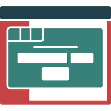 Tarayıcı web geliştirme simgesi - biçiminde