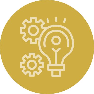 Modern dişli simgesinin vektör çizimi