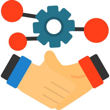 iş ortaklığı işbirliği simgesi