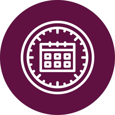 vektör lcd simgesi illüstrasyonu