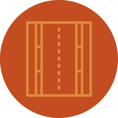 Modern b 'nin vektör illüstrasyonu yol simgesinden yoksun