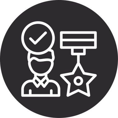 ödül simgesi vektör illüstrasyonu