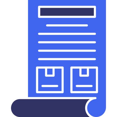 belge simgesi vektör illüstrasyonu