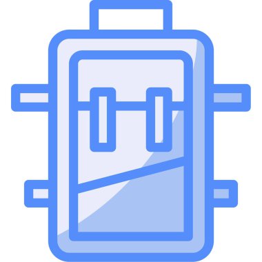 Pil. Web simgesi basit illüstrasyon