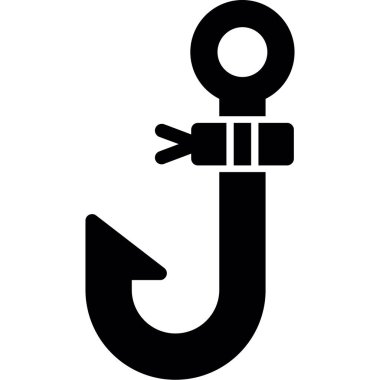 çapa simgesi vektör illüstrasyonu