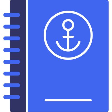 anchor web simgesi, basit vektör illüstrasyonu