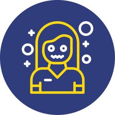 Kadın vektör illüstrasyonu