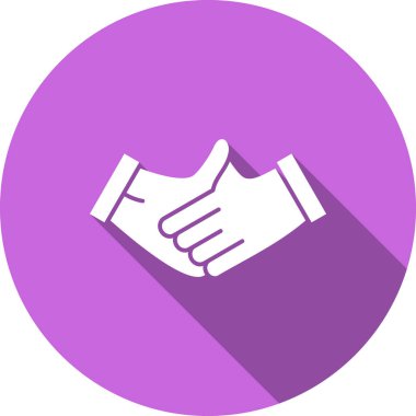 Tokalaşın. Web simgesi basit illüstrasyon