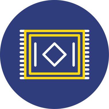 Bir yol simgesinin vektör illüstrasyonu