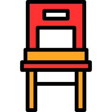 mobilya kutsal kişilerin resmi, vektör çizim