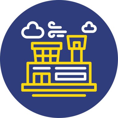 Bina. Web simgesi basit tasarım